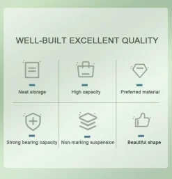 Wandmontierter Taschentuchspender - Dekorativer Papierhalter für Küche und Bad