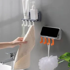 Wandmontierter Telefonhalter - Küchen-Organizer-Rack