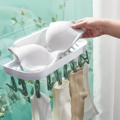 Wandmontierter Wäscheständer für das Badezimmer – platzsparender Organizer