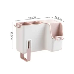 Wandmontiertes Abtropfgestell für Küchenbesteck