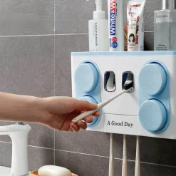 Wandmontiertes Aufbewahrungsregal für das Badezimmer – platzsparender Organizer