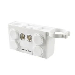 Wandmontiertes Aufbewahrungsregal für das Badezimmer – platzsparender Organizer