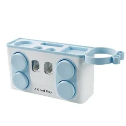 Wandmontiertes Aufbewahrungsregal für das Badezimmer – platzsparender Organizer