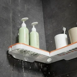 Wandmontiertes Badezimmerregal - Drehbarer, platzsparender Organizer