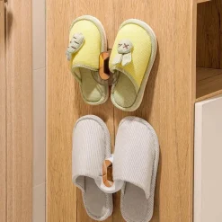 Wandmontiertes Schuhregal – Transparente Organizer-Aufbewahrungslösung