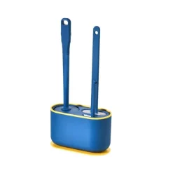 Wandmontiertes Toilettenbürstenset – Platzsparender Badezimmer-Organizer