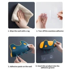 Wandmontiertes Topfdeckel-Organizer-Regal – Aufbewahrungslösung für die Küche