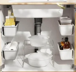 Wandregal mit Aufbewahrungsschublade – platzsparender Organizer