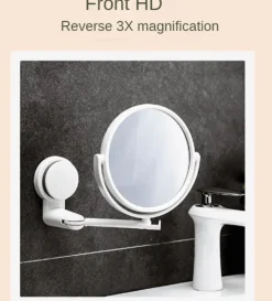 Wandspiegel mit 3-facher Vergrößerung – elegantes All-Angle-Design