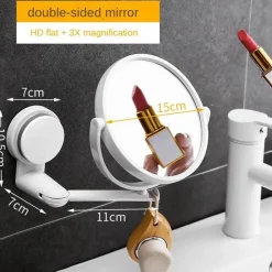 Wandspiegel mit 3-facher Vergrößerung – elegantes All-Angle-Design