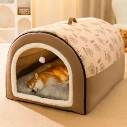 Waschbare Winter-Hundehütte – gemütlicher, warmer Unterschlupf für Haustiere