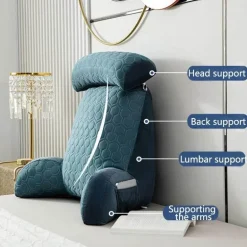 Waschbares Latex-Lesekissen – bequemes Stützkissen