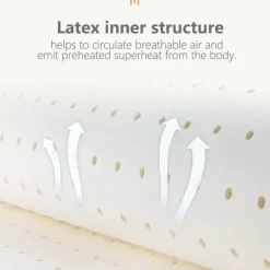 Waschbares Latex-Lesekissen – bequemes Stützkissen