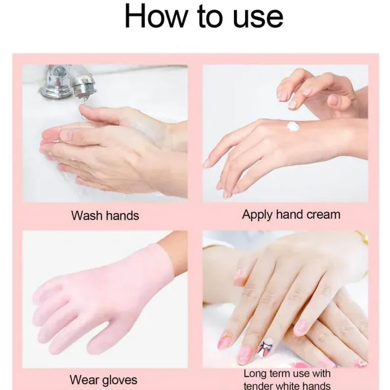 Wasserdichte Aqua Care Silikon-Spa-Handschuhe