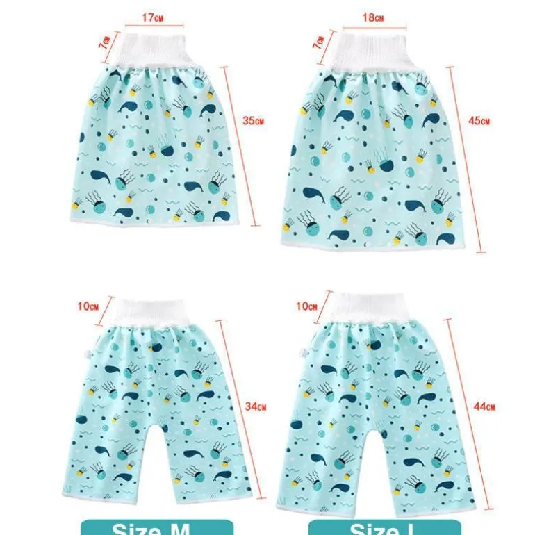 Wasserdichte Baby-Windelshorts – wiederverwendbare Windelüberhose