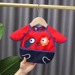 Wasserdichte Cartoon-Babylätzchen – leicht zu reinigende Lätzchen zum Füttern von Kindern