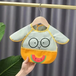 Wasserdichte Cartoon-Babylätzchen – leicht zu reinigende Lätzchen zum Füttern von Kindern