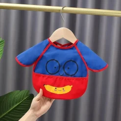 Wasserdichte Cartoon-Babylätzchen – leicht zu reinigende Lätzchen zum Füttern von Kindern