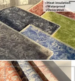 Wasserdichte Essensmatte aus Baumwollleinen – wärmeisolierende Küchenunterlage