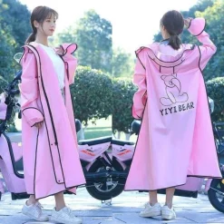 Wasserdichte Fahrradjacke mit Kapuze – Winddichter Fahrradregenmantel