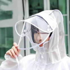 Wasserdichte Fahrradjacke mit Kapuze – Winddichter Fahrradregenmantel