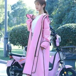 Wasserdichte Fahrradjacke mit Kapuze – Winddichter Fahrradregenmantel