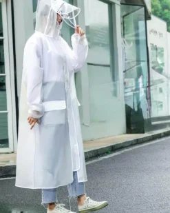 Wasserdichte Fahrradjacke mit Kapuze – Winddichter Fahrradregenmantel