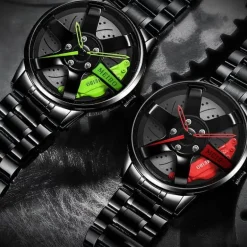 Wasserdichte Herrenuhr – Autofelgen-Design
