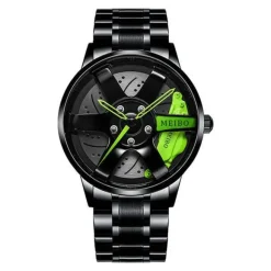 Wasserdichte Herrenuhr – Autofelgen-Design