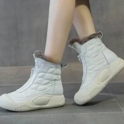 Wasserdichte High-Top-Schneestiefel für Damen – Winter Defender Footwear