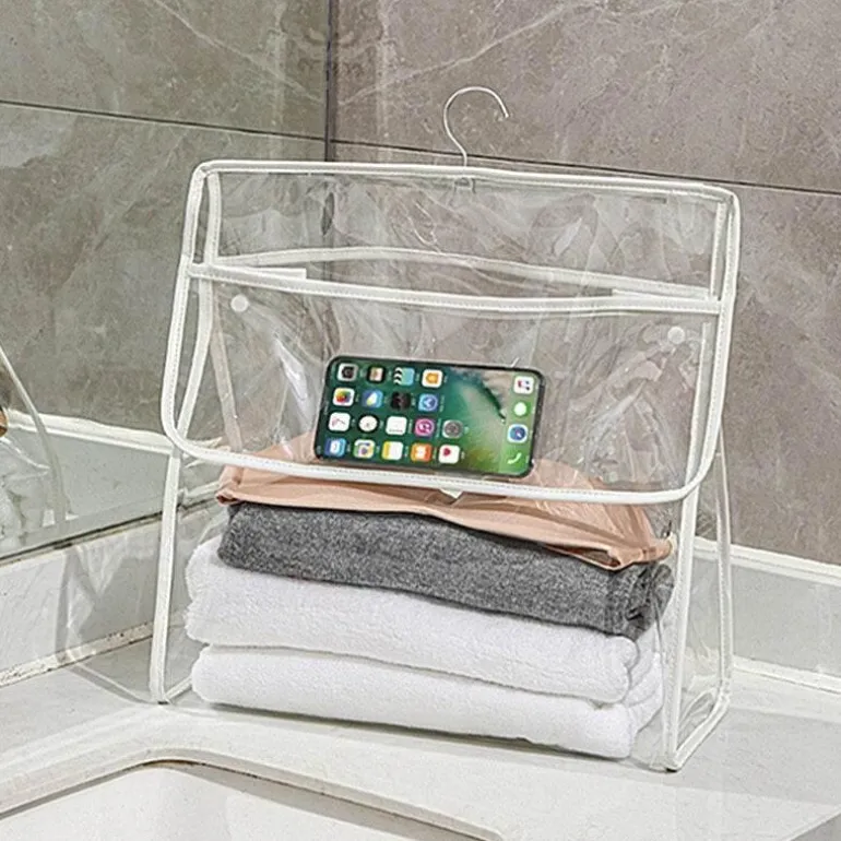 Wasserdichte, hängende Badezimmer-Organizer-Tasche – transparente Aufbewahrungslösung