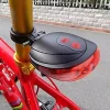 Wasserdichte LED-Laser-Fahrradwarnlampe - Helles Sicherheitslicht