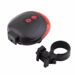 Wasserdichte LED-Laser-Fahrradwarnlampe - Helles Sicherheitslicht