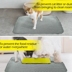 Wasserdichte, rutschfeste Katzenstreumatte – leicht zu reinigendes Haustierzubehör