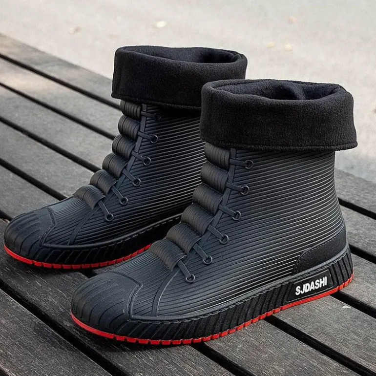 Wasserdichte Schlupfgummistiefel - Stylish Rain Rider