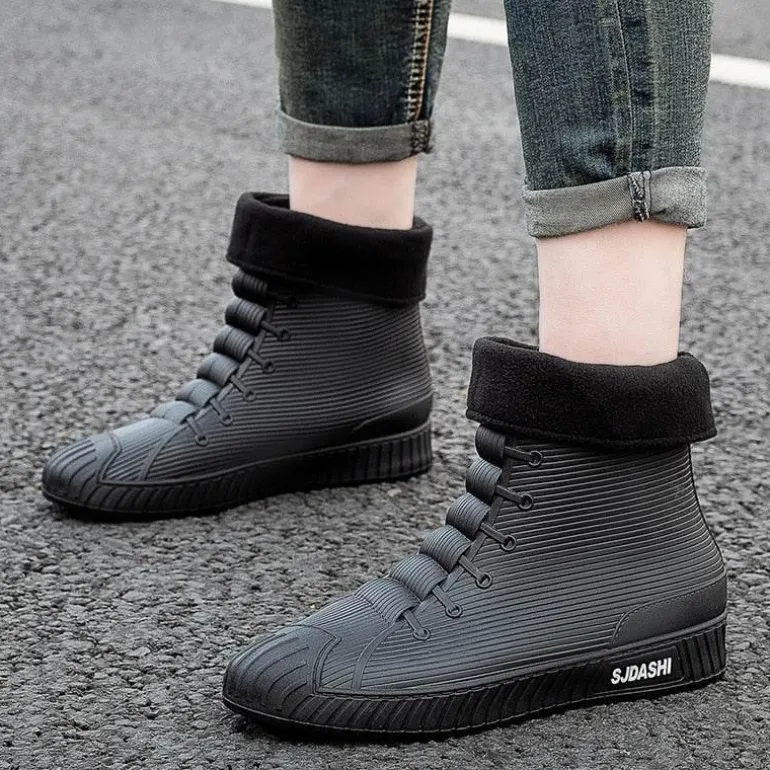 Wasserdichte Schlupfgummistiefel - Stylish Rain Rider