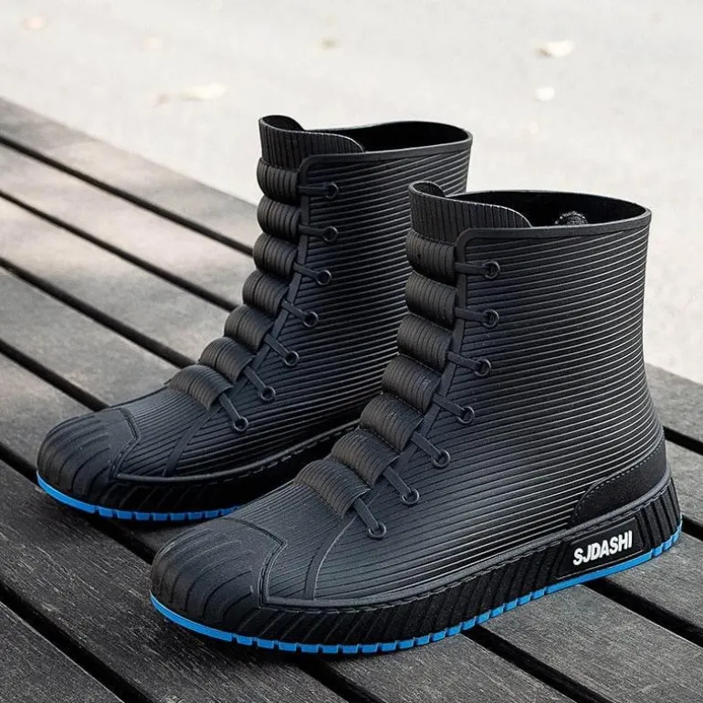 Wasserdichte Schlupfgummistiefel - Stylish Rain Rider