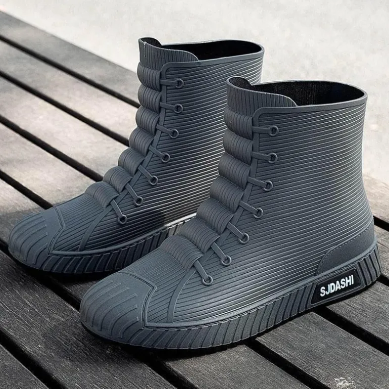 Wasserdichte Schlupfgummistiefel - Stylish Rain Rider