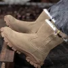 Wasserdichte Sicherheitsstiefel – Strapazierfähiges, strapazierfähiges Arbeitsschuhwerk