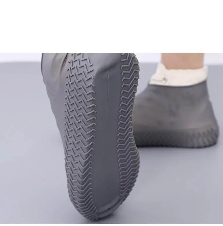 Wasserdichte Silikon-Überschuhe – wiederverwendbar, 2er-Pack