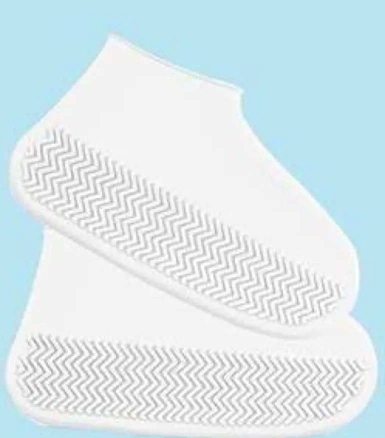 Wasserdichte Silikon-Überschuhe – wiederverwendbar, 2er-Pack