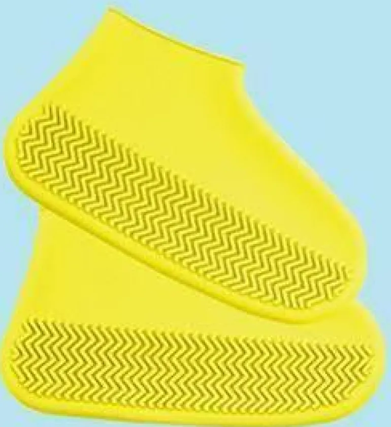 Wasserdichte Silikon-Überschuhe – wiederverwendbar, 2er-Pack