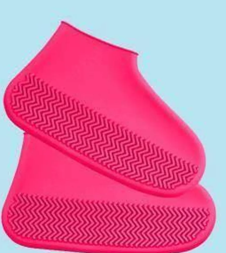 Wasserdichte Silikon-Überschuhe – wiederverwendbar, 2er-Pack