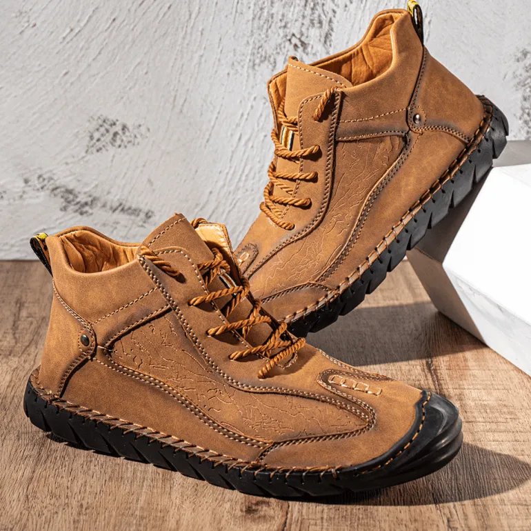 Wasserdichte Wanderschuhe aus Leder – Mountain Trail Footwear