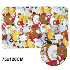 Wasserdichte Wickelunterlage - Wiederverwendbares Cartoon-Design