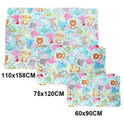 Wasserdichte Wickelunterlage - Wiederverwendbares Cartoon-Design