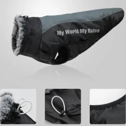 Wasserdichte Winterjacke für Hunde – warmer, gemütlicher Haustiermantel