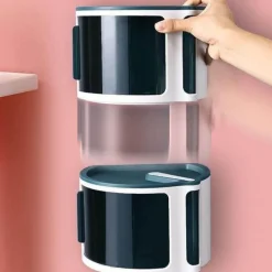 Wasserdichter Badezimmer-Organizer ohne Bohren – Zubehörhalter