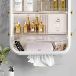 Wasserdichter Badezimmer-Organizer – staubdichte Aufbewahrungslösung