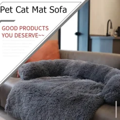 Wasserdichter großer Plüsch-Sofabezug für Haustiere – Bettschutz